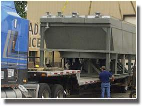 A fin-fan on a truck.